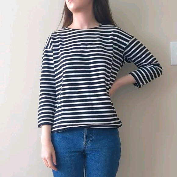 Everlane Breton Cotton Tee - Picture 6 of 9